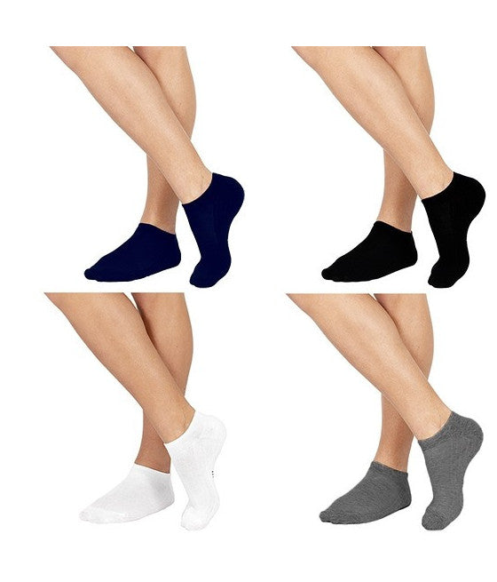 12 PAAR BEQUEME SOCKEN MIT NIEDRIGEM KRAGEN IN 4 FARBEN VON 40 BIS 46 AT007