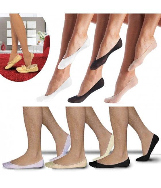 12 PAAR UNISEX-FUSSSÄCKE AUS BAUMWOLLE IN EINHEITSGRÖSSE FÜR ALLE