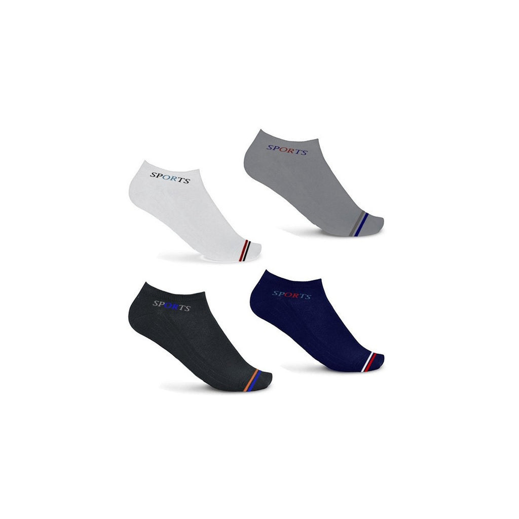 12 Paar Socken Mann Knöchel in Baumwolle verschiedene Farben und Fantasien MC-2508