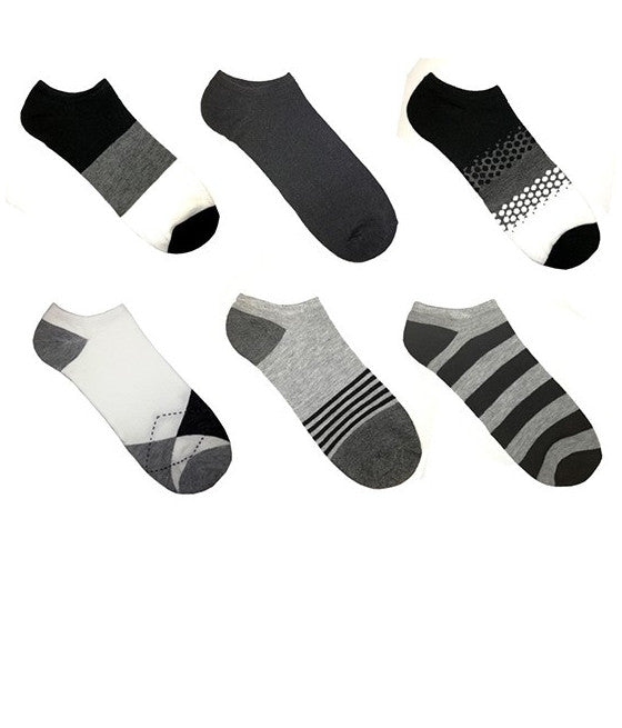 12 Paar Socken Mann Knöchel in Baumwolle verschiedene Farben und Fantasien MD-3205