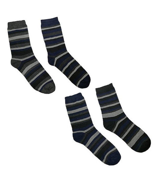 12 PAAR GESTREIFTE HALBLANGE HERRENSOCKEN IN DEN GRÖSSEN 40 BIS 46 MOD. A142