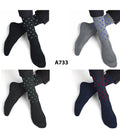 12 PAAR HERRENSOCKEN AUS BAUMWOLLE MIT POLKA DOTS HALBES BEIN
