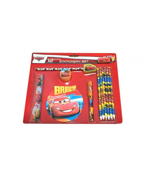 12-TEILIGES SCHREIBWAREN-SET FÜR DIE SCHULE MIT DISNEY-FIGUREN IN BLISTERPACKUNG