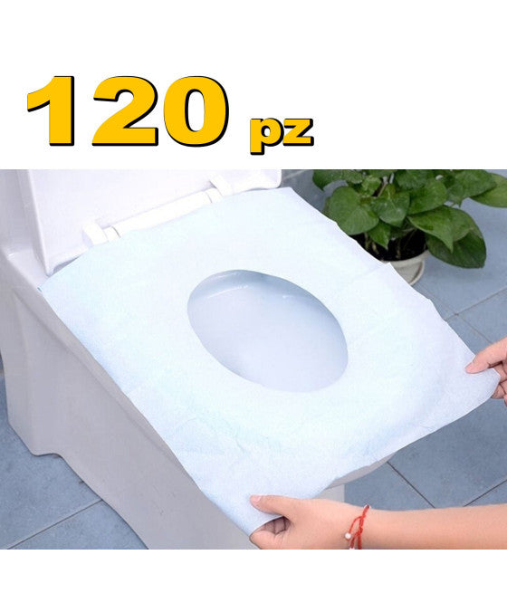 120 EINWEG-TOILETTENSITZBEZÜGE AUS PAPIER EINWEG-TOILETTENSITZBEZÜGE TOILETTENSCHUTZ BAD