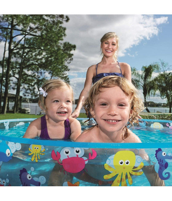 122X25CM OBERIRDISCHES STARRES SCHWIMMBAD FÜR KINDER 55028