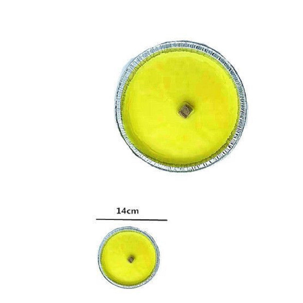 12 STÜCK ALUMINIUM CITRONELLA SCHALE ANTI-MOSKITO-KERZE 14CM