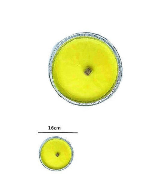 12PCS KERZE FACKEL CITRONELLA ALUMINIUM SCHALE MOSKITOABWEHR 16CM