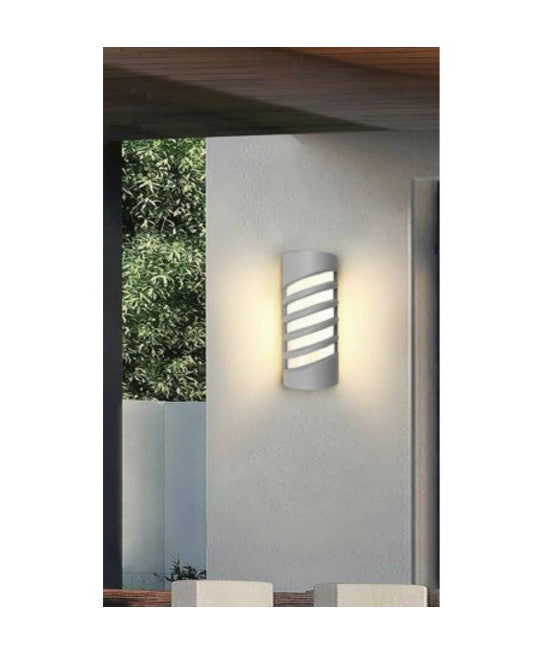 APPLIQUE LED PARETE 12 W EXTERAL LUCE 3000K 6500K 4000K GRIGIO ES56