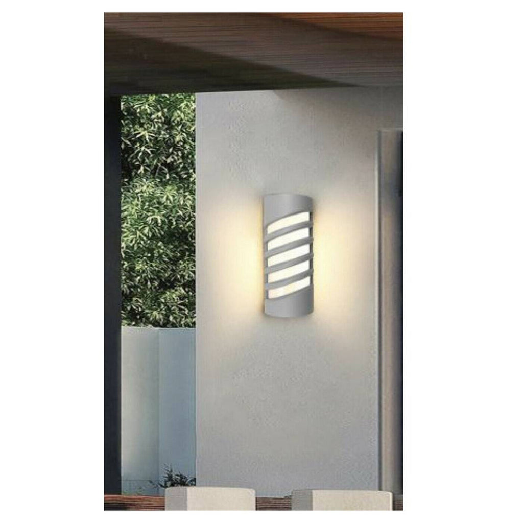 APPLIQUE LED PARETE 12 W EXTERAL LUCE 3000K 6500K 4000K GRIGIO ES56