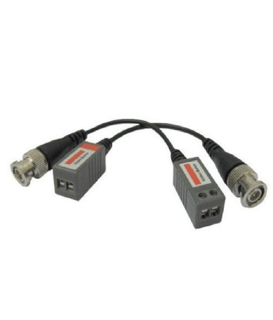 2 VIDEO BALUN BNC SENDER ADAPTER PASSIV TERMINALS VERLÄNGERTES KABEL 100 M