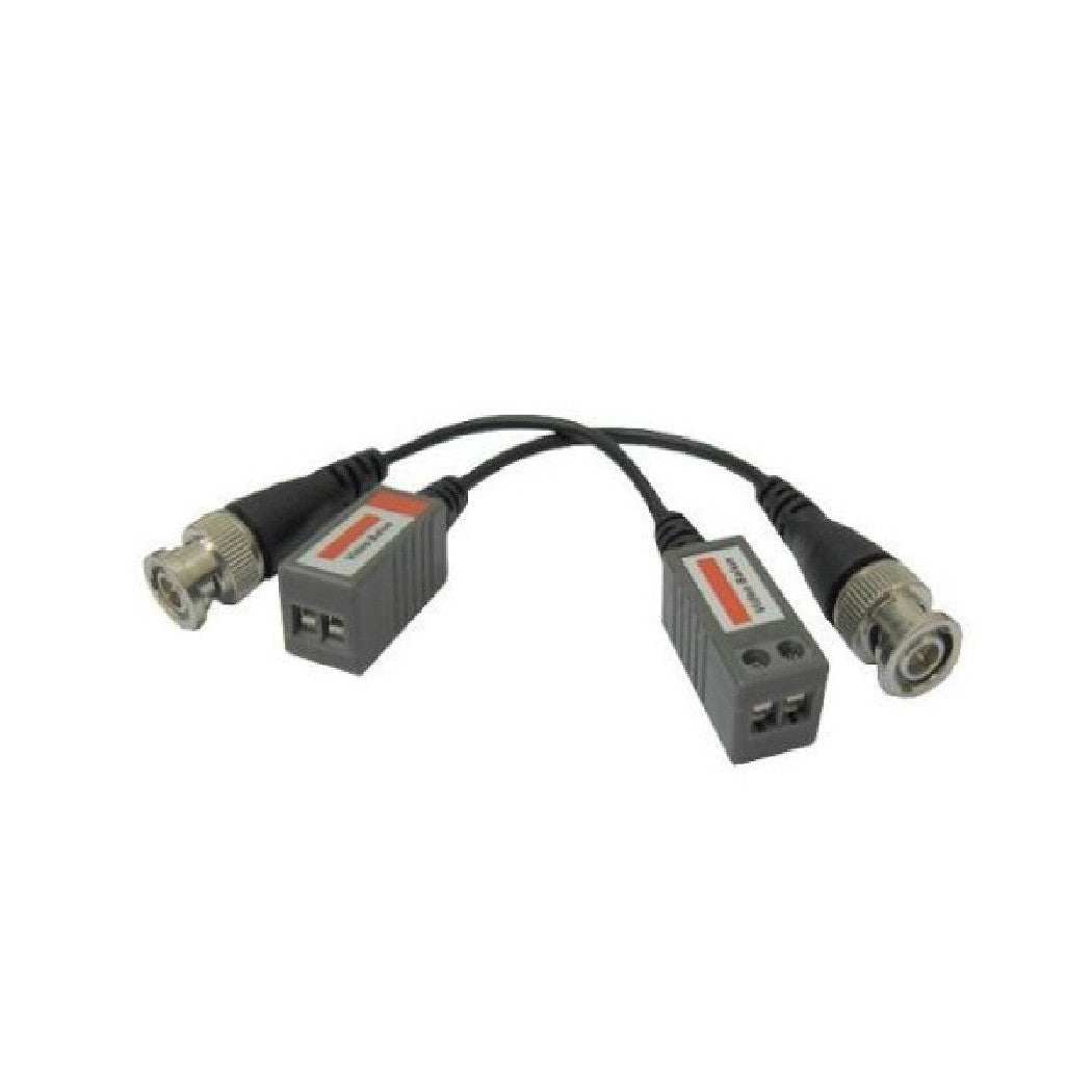 2 VIDEO BALUN BNC SENDER ADAPTER PASSIV TERMINALS VERLÄNGERTES KABEL 100 M