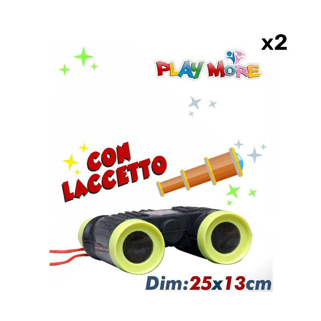 2 BINOCOLO PEZZZZEN FÜR KINDER MASCHERA CARNEVALE AVVENTURA CACCIA ZU TESORO
