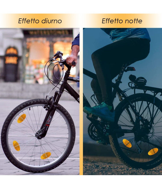 2 OVALE REFLEKTOREN OVALE RÄDER VORNE HINTEN XC-1621