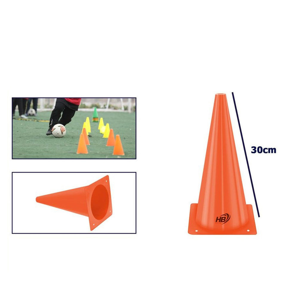 2 STÜCK ORANGE HINDERNISKEGEL 30 CM FÜR SPEED AGILITY Sprinttraining