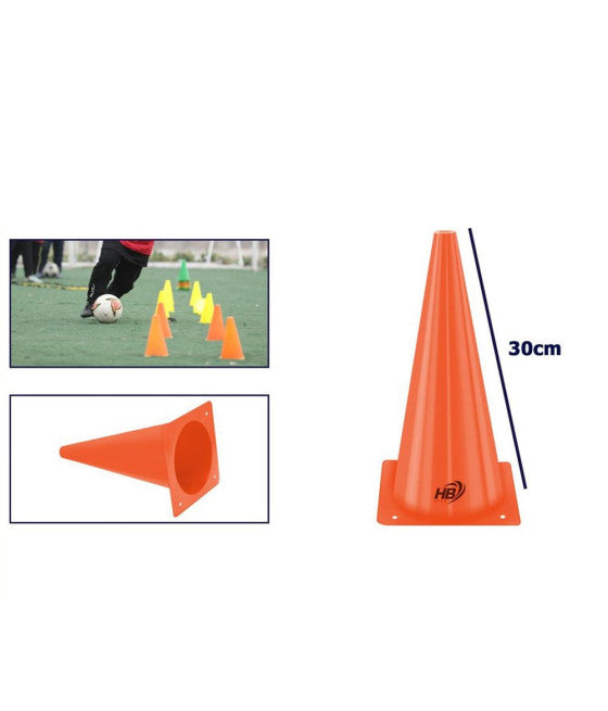 2 STÜCK ORANGE HINDERNISKEGEL 30 CM FÜR SPEED AGILITY Sprinttraining