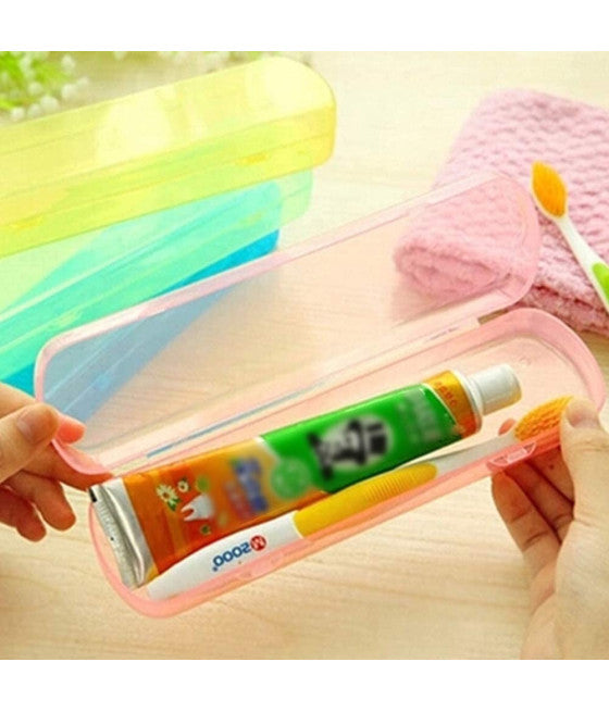 2 ZAHNBÜRSTENETUI ZAHNPASTA ZAHNBÜRSTENABDECKUNG HALTER ZAHNKAPPE