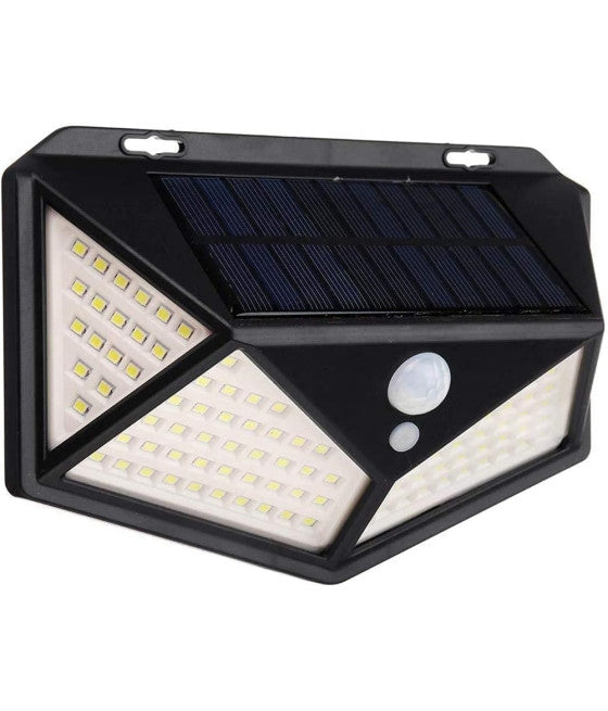 2PCS OUTDOOR SOLAR LAMP PHOTOVOLTAIC SPOTLIGHT 114LED LIGHT SENSOR