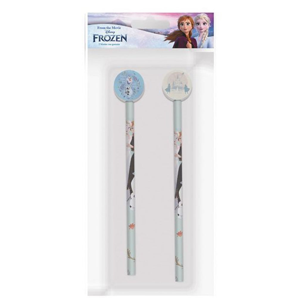 2Pz-Kit mit runder Gummi-Grafik Frozen Girls 960757