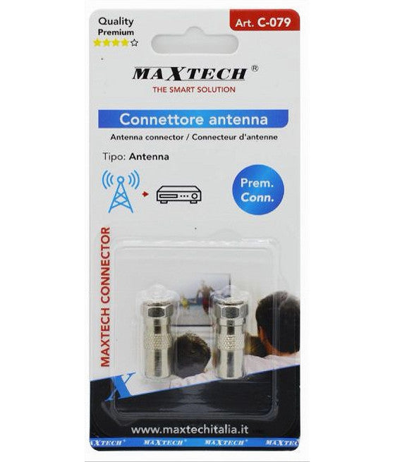 2 STÜCK SATELLITEN-TV-ANTENNENANSCHLUSS-ADAPTER C-079