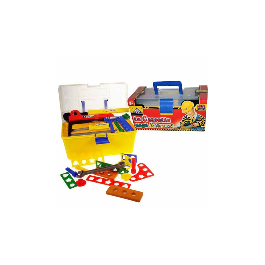 23-TEILIGER KUNSTSTOFF-WERKZEUGKASTEN