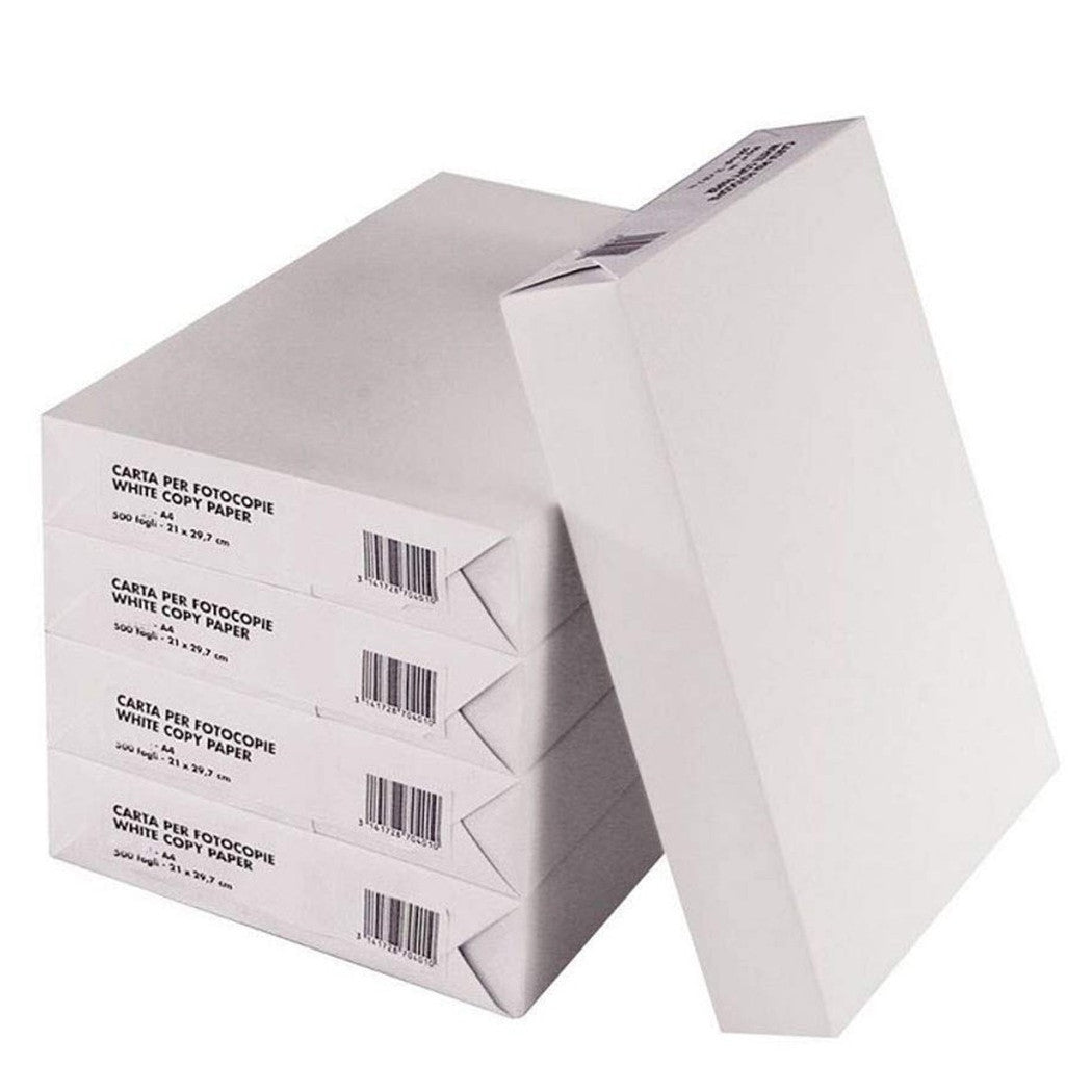 2500 BLATT WEISSES PAPIER A4 FORMAT FÜR KOPIERER BÜRODRUCKER 5 STCK.