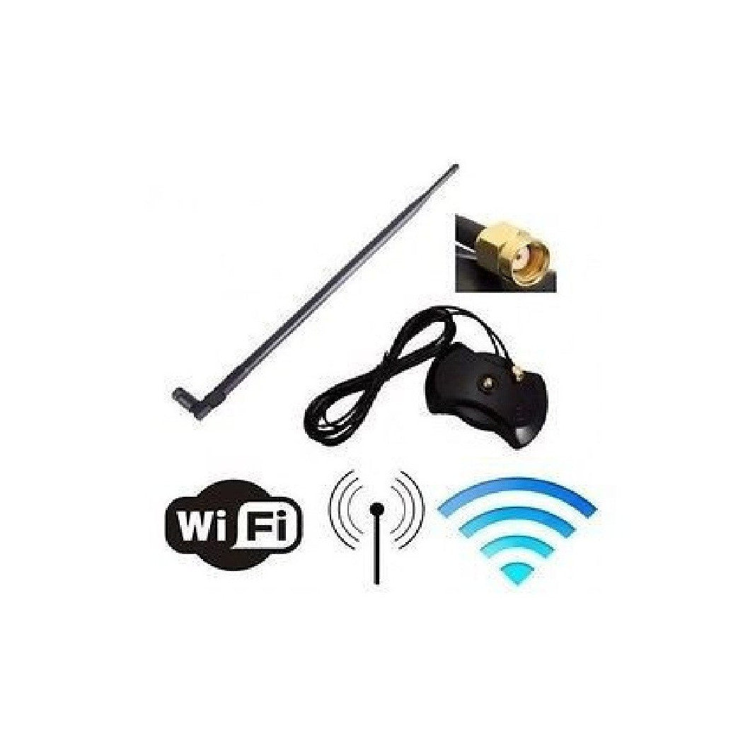 28dBi OMNIDIRETIONALE DRAHTLOS ANTENNE MIT RP-SMA ANSCHLUSS 2.4GHz MAGNETBASIS