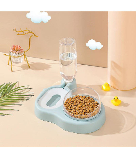 2IN1 SPENDER SET AUTOMATISCHE WASSER FUTTERAUTOMATEN HUND FUTTER KATZE