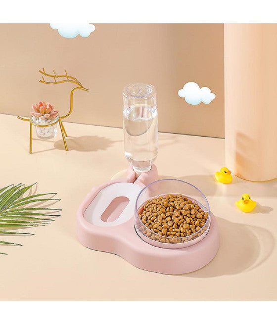 2IN1 SPENDER SET AUTOMATISCHE WASSER FUTTERAUTOMATEN HUND FUTTER KATZE