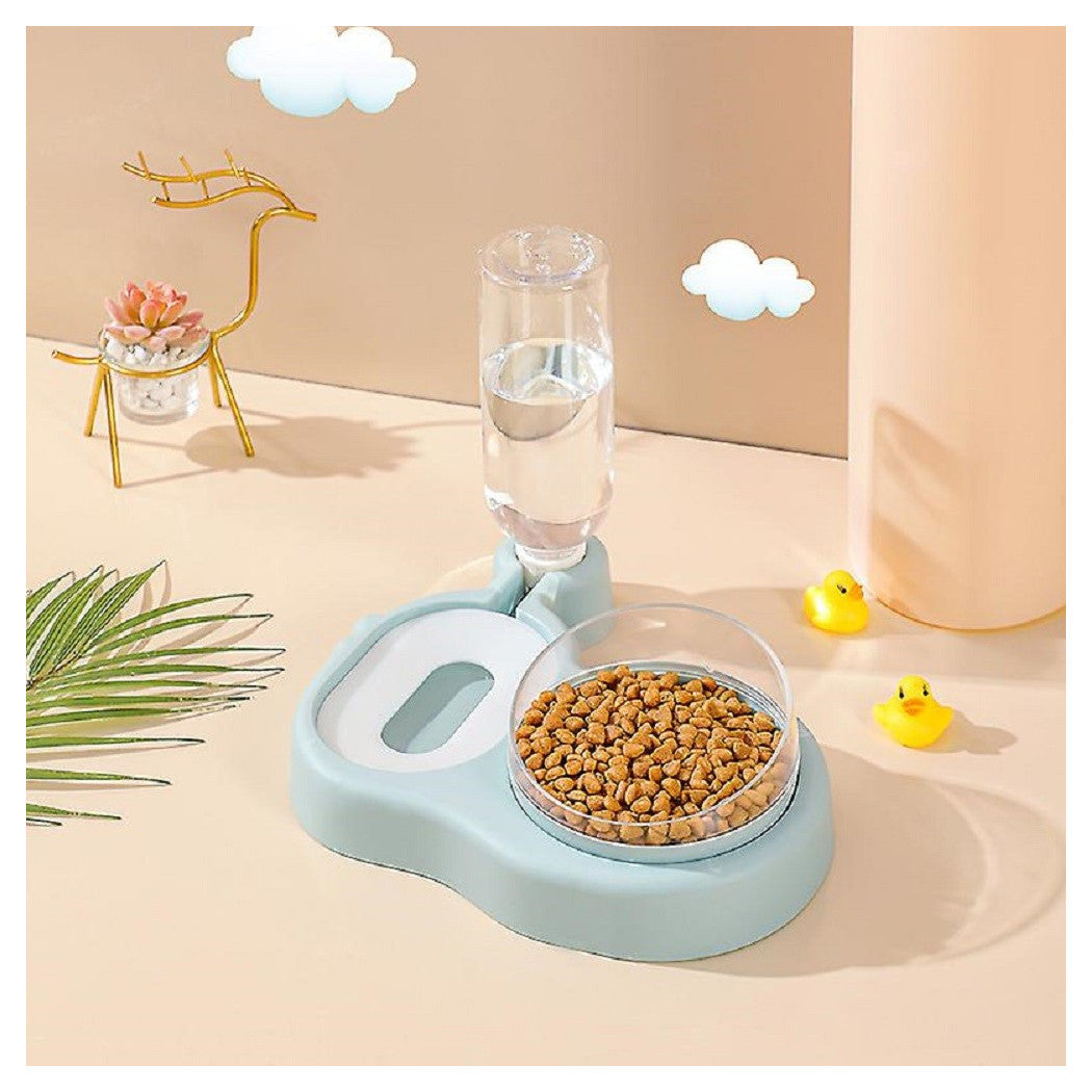 2IN1 SPENDER SET AUTOMATISCHE WASSER FUTTERAUTOMATEN HUND FUTTER KATZE