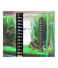 2X PRÄZISIONS-KLEBEGLAS-THERMOMETER MEERWASSER SÜSSWASSER-AQUARIUM TERRARIUM