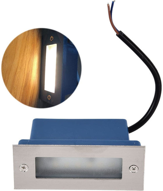 3 LED EINBAUSTRAHLER BEGEHBAR INNEN AUSSEN 2W