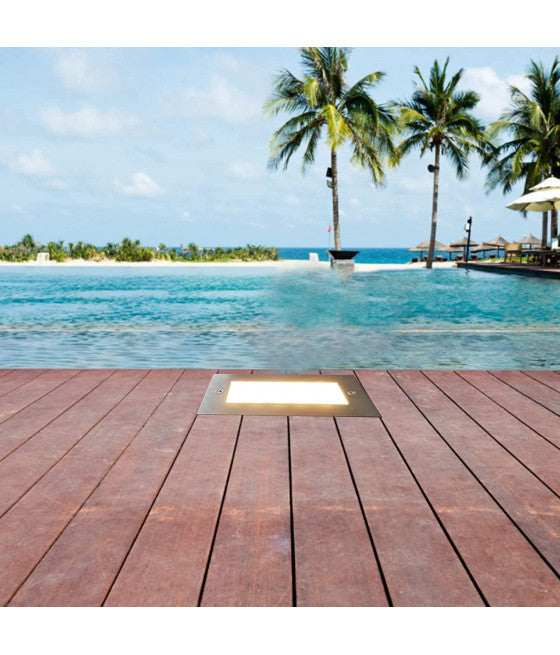 3 LED EINBAUSTRAHLER BEGEHBAR INNEN AUSSEN 2W