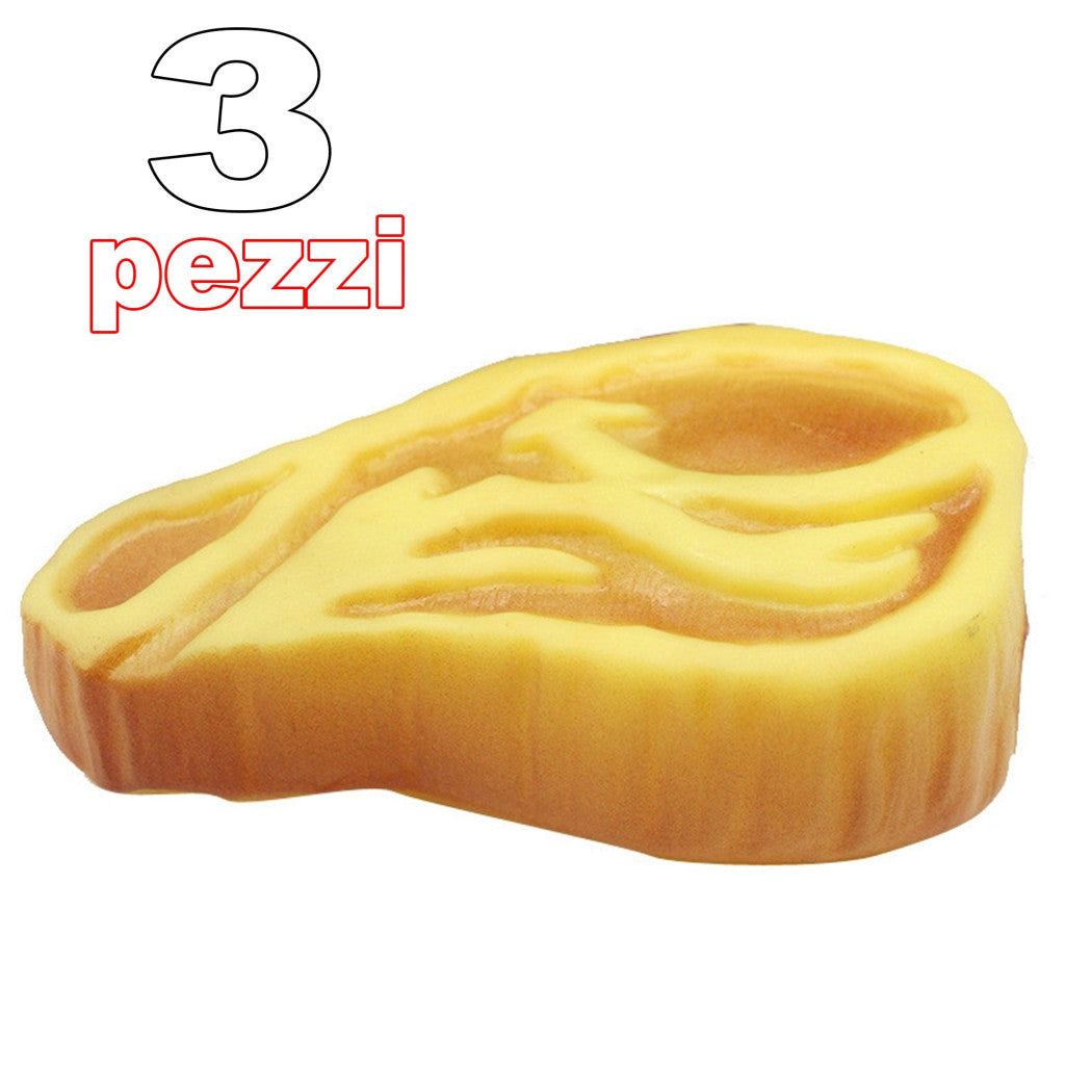 3 SPIELZEUG STEAKSCHWEIN SCHALLDICHTES KAUSPIELZEUG FÜR HUNDE