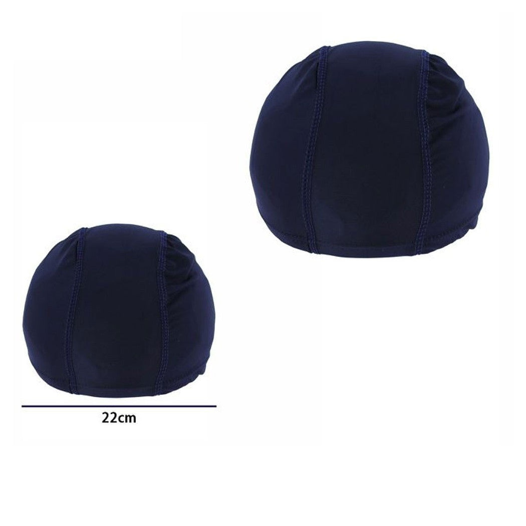 3 PZ CUFFIA PISCINA MARE NEUE MONOCOLOR BLUE MIT ELASTISCHE FASCE 2 CM