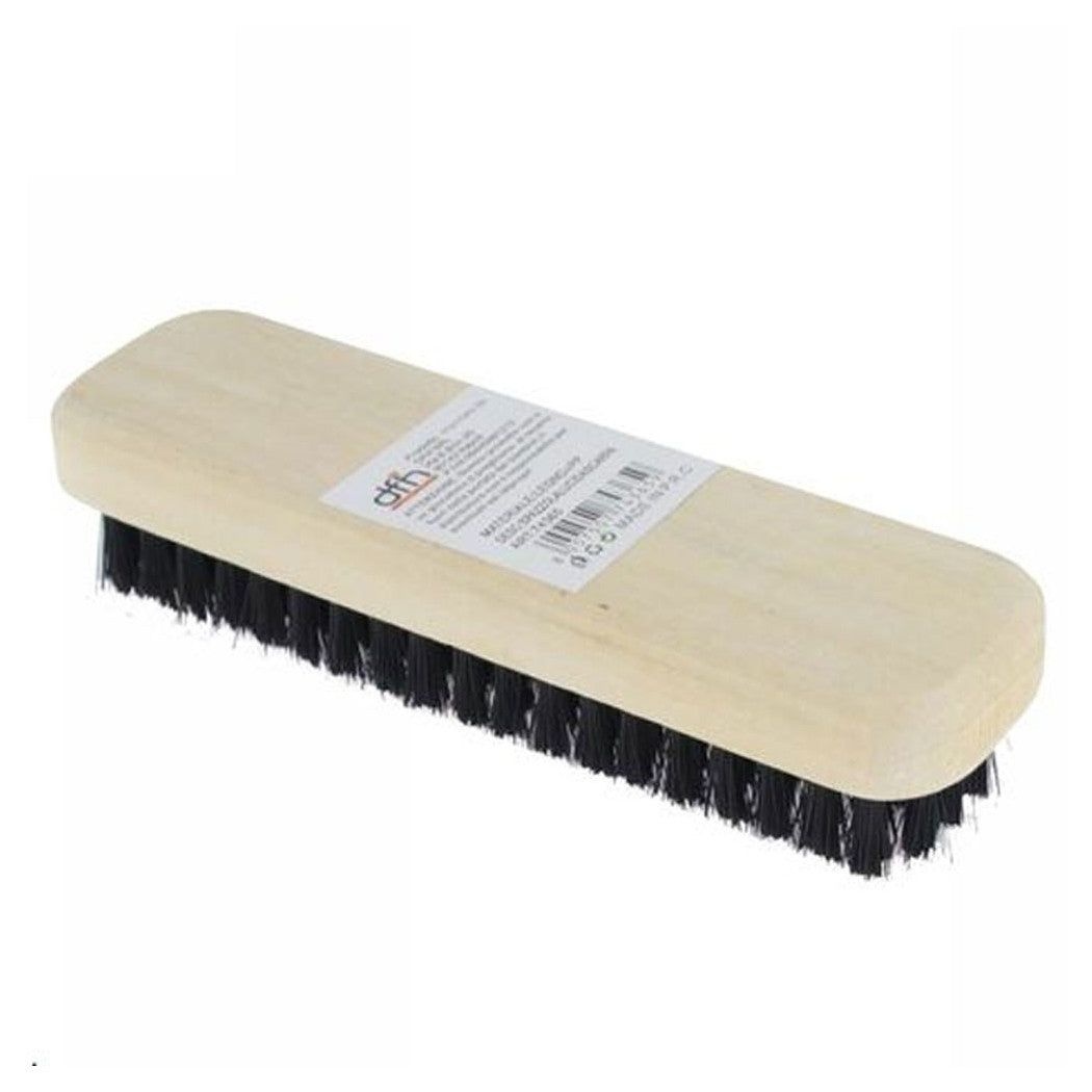 3-teilige Schuhbürste mit Borsten zum Reinigen und Polieren mit Holzgriff