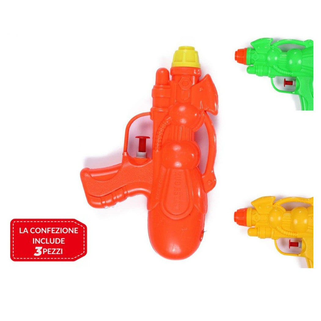 3-teiliges Wasserpistolenspiel für Kinder, Meer, Pool, Garten, 24 cm
