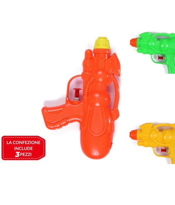 3-teiliges Wasserpistolenspiel für Kinder, Meer, Pool, Garten, 24 cm