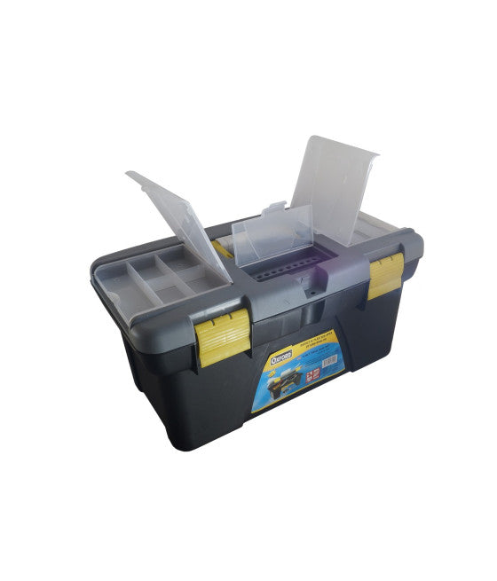 3 X KUNSTSTOFF-WERKZEUGKOFFER UND KLEINTEILEBOX