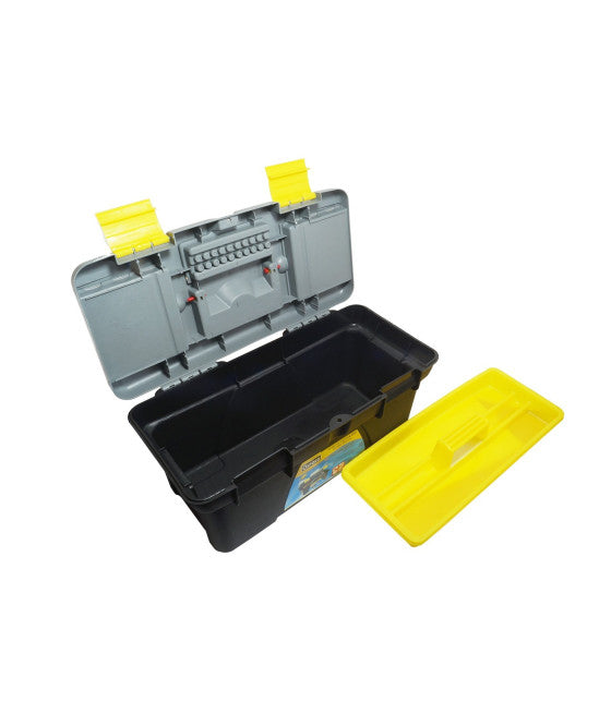 3 X KUNSTSTOFF-WERKZEUGKOFFER UND KLEINTEILEBOX