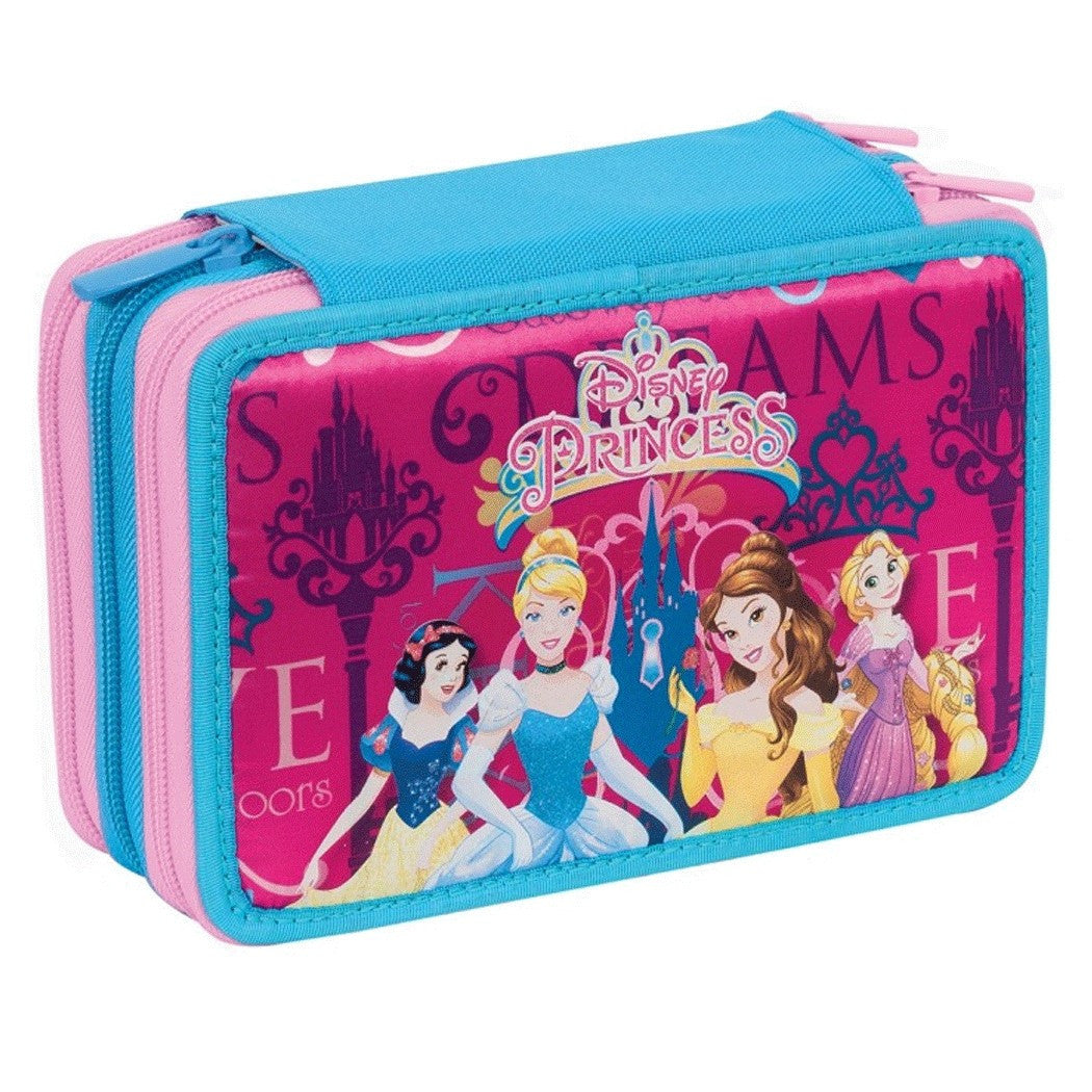 3-REISSVERSCHLUSS DISNEY PRINCESSES ZUBEHÖRKOFFER FÜR SCHULMÄDCHEN