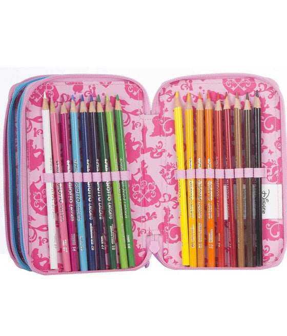 3-REISSVERSCHLUSS DISNEY PRINCESSES ZUBEHÖRKOFFER FÜR SCHULMÄDCHEN