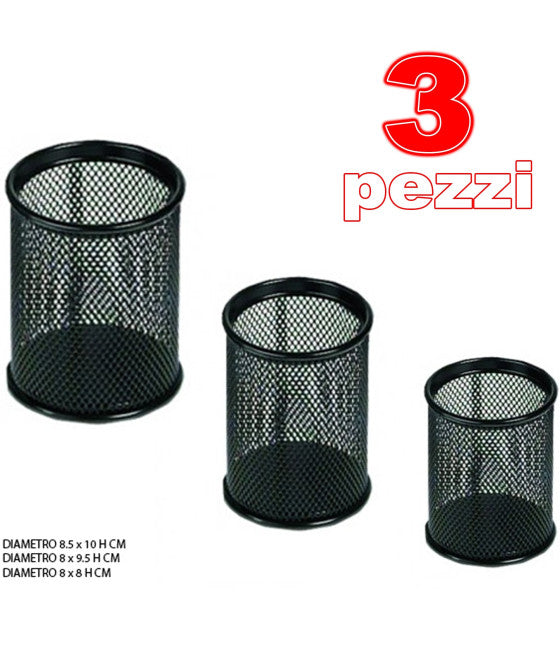 3 Runde Strickknopf Metall Metall Network Türstifte Büro Schreibwaren