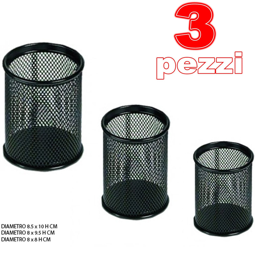 3 Runde Strickknopf Metall Metall Network Türstifte Büro Schreibwaren