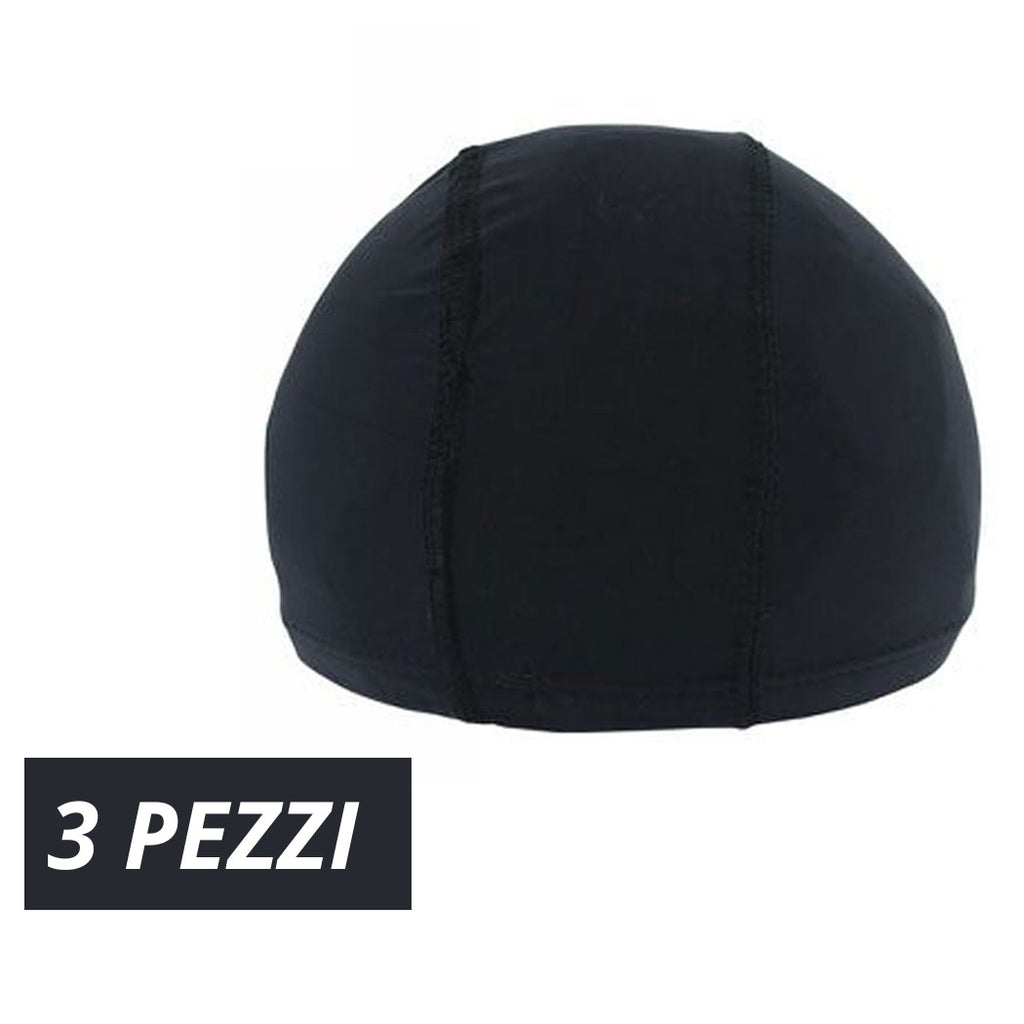 3 STÜCK EINFARBIGE GEPRESSTE SCHWIMMERBADKAPPE MIT 2 CM ELASTISCHEM BAND