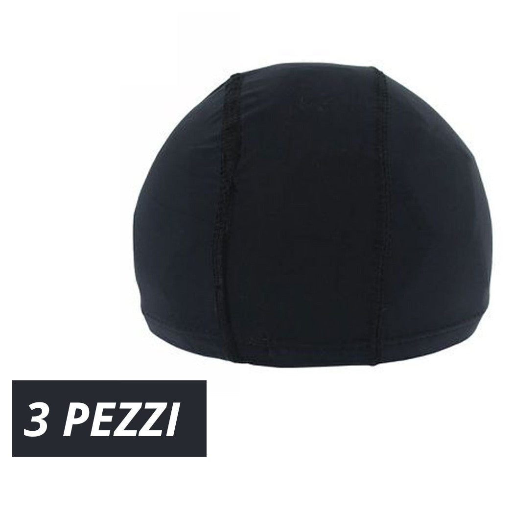 3 STÜCK EINFARBIGE GEPRESSTE SCHWIMMERBADKAPPE MIT 2 CM ELASTISCHEM BAND