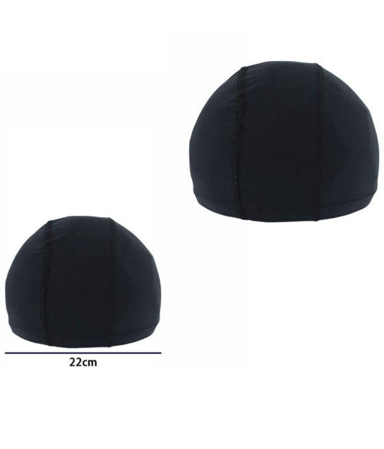 3 STÜCK EINFARBIGE GEPRESSTE SCHWIMMERBADKAPPE MIT 2 CM ELASTISCHEM BAND