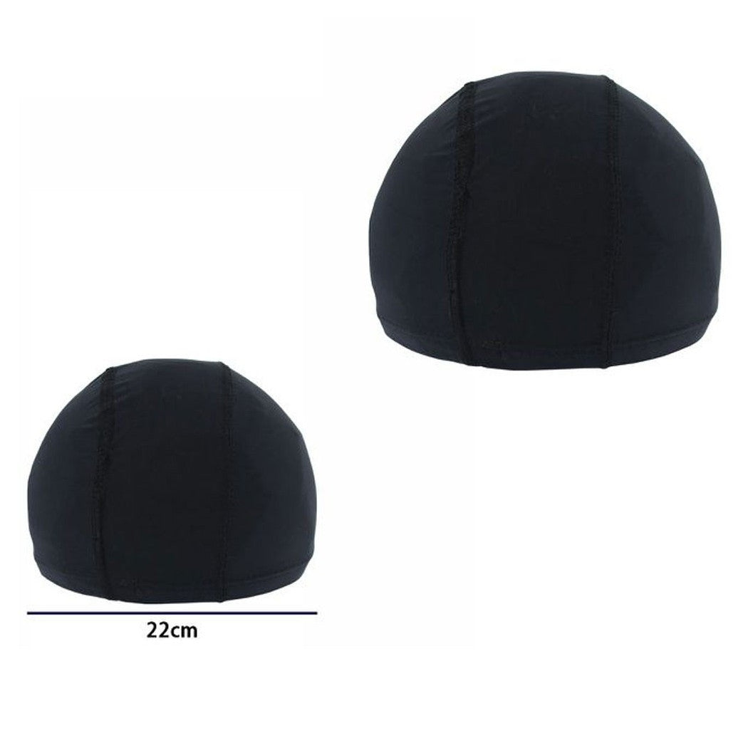 3 STÜCK EINFARBIGE GEPRESSTE SCHWIMMERBADKAPPE MIT 2 CM ELASTISCHEM BAND