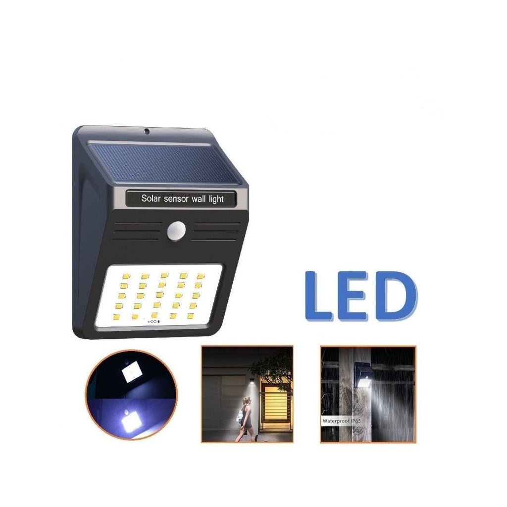 30LED 15W WANDLAMPEN SOLARENERGIE BEWEGUNGSSENSOR WANDLEUCHTER IM FREIEN