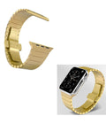 38MM GOLDBAND KETTE KOMPATIBEL MIT IWATCH SERIE 3/2/1 SCHMETTERLINGSVERSCHLUSS