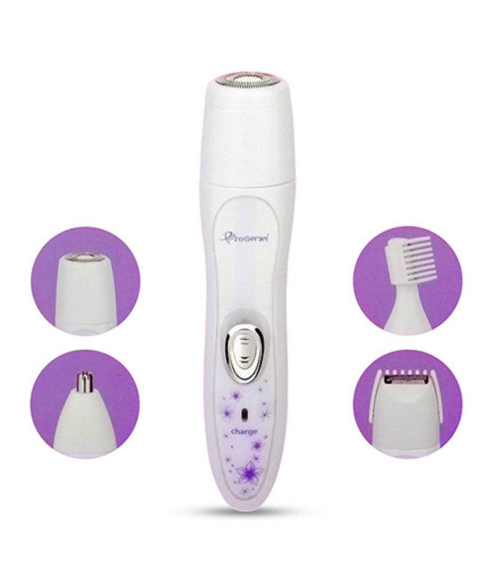 4-IN-1 KIT RASIERER TRIMMER EPILIERER WIEDERAUFLADBAR EPILIERER GM-3078